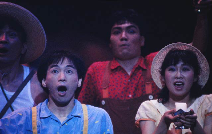 劇団夢の游眠社1988年第１回ニューヨーク国際芸術祭参加「彗星の使者」出演野田秀樹氏ほか